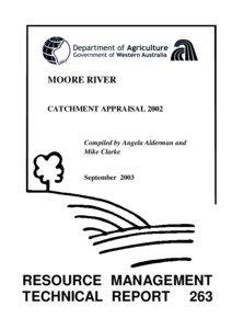 Technical report 263: Moore River catchment appraisal 2003