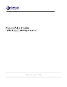 Notation / Abstract Syntax Notation One / Information Object Class / CSN.1 / Octet / Bit array / Bit field / Enumerated type / Integer / Computing / Data types / Software engineering