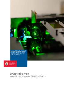 UNIVERSITY-WIDE CORE RESEARCH FACILITIES CORE FACILITIES ENABLING ADVANCED RESEARCH