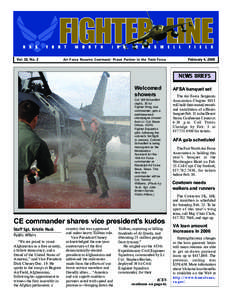 Vol. 32, No. 2  Air Force Reserve Command: Proud Partner in the Total Force February 4, 2006