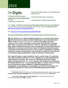 H-Diplo Article Review No. 442