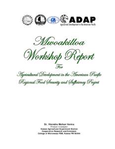Microsoft Word - ADAP-Workshop-Report-Mwoakilloa.doc