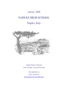 January, 2008  NAPLES HIGH SCHOOL Naples, Italy  Sandra Daniels, Principal