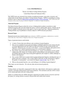 Microsoft Word - Edison Scholar call for proposals[removed]docx