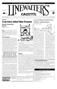 OFFICIAL NEWSLETTER OF THE PARK SLOPE FOOD COOP  Established[removed]printed on