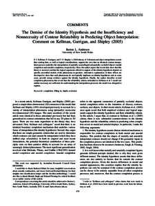 Psychological Review 2007, Vol. 114, No. 2, 470 – 487 Copyright 2007 by the American Psychological Association 0033-295X/07/$12.00 DOI: [removed]295X[removed]