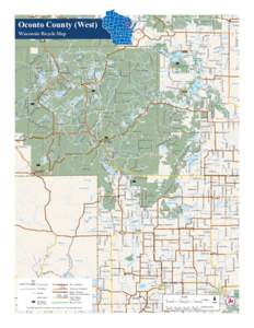 Oconto County Bicycle Map - WisDOT