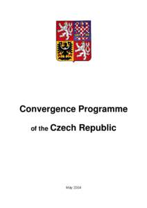 Convergence Programme of the Czech Republic  May 2004