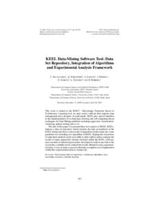 J. of Mult.-Valued Logic & Soft Computing, Vol. 17, pp. 255–287 Reprints available directly from the publisher Photocopying permitted by license only ©2011 Old City Publishing, Inc. Published by license under the OCP 