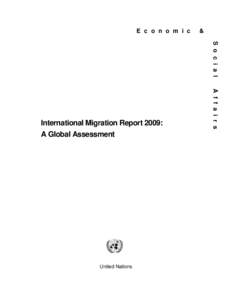 Political geography / Human migration / Global Migration Group / Immigration / United States / United Nations / United Nations Department of Economic and Social Affairs / Migration Policy Institute / Population / Demography / Human geography