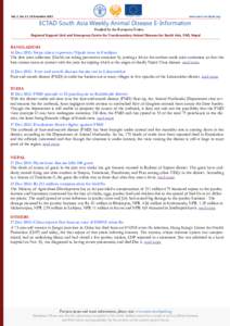 Vol. 2, No. 51, 19 December[removed]European Union www.saarc-rsu-hped.org