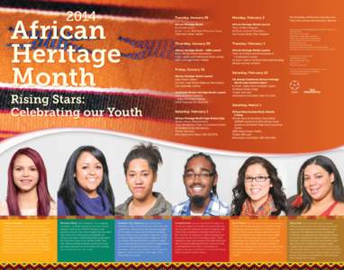 2014  African Heritage Month Rising Stars: