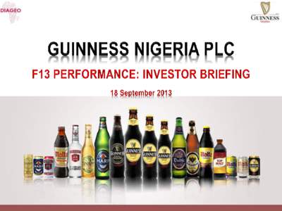 Diageo / Guinness Nigeria / Guinness / Malta / Harp Lager / Beer and breweries by region / Beer / Food and drink