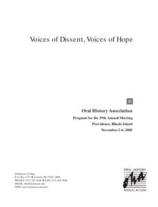 Humanities / Oral history / Donald A. Ritchie / Storytelling / Diana L. Eck / Douglas A. Boyd / Literature / Oral History Association / Edward D. Ives