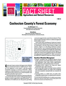 Coshocton County’s Forest Economy