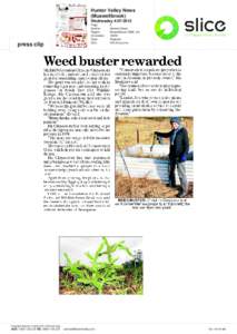 Hunter Valley News (Muswellbrook) WednesdayPage: Section: Region: