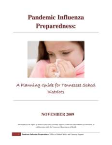 Pandemic Influenza Preparedness: A Planning Guide for Tennessee School Districts