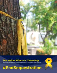 The Yellow Ribbon is Unraveling  Military Families Share the Pain of Sequestration #EndSequestration