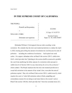 FiledIN THE SUPREME COURT OF CALIFORNIA THE PEOPLE,
