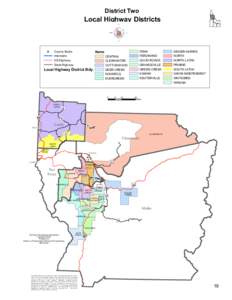 District Two  Local Highway Districts . !