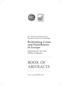 European Journal of Criminology / Publishing / Academic publishing