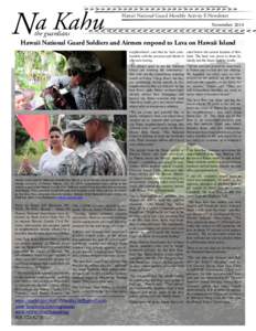 Na Kahu  Hawaii National Guard Monthly Activity E-Newsletter November[removed]the guardians