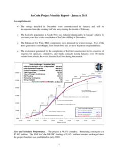 Condensed matter physics / Neutrinos / IceCube Neutrino Observatory / University of Wisconsin–Madison / Neutrino detector / Earned value management / Cosmic ray / Astroparticle physics / Neutrino / Physics / Neutrino astronomy / Matter