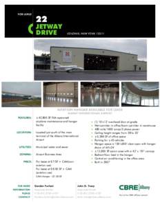 FOR LEASE  22 JETWAY DRIVE