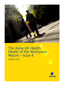 Aviva UK Health of the Workplace - issue 4