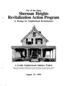 City of San Diego  Sherman Heights Revitalization Action Program (A Strategy for Neighborhood Revitalization)