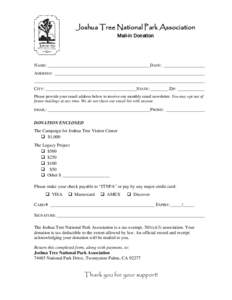 Microsoft Word - mail donation form