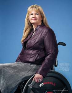 CREATING MOMENTUM: As treasurer and member coordinator of Madison Spinal Cord Injury & Issues (see p. 72), Tina McFadden helps support and