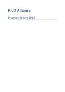 ICCO Alliance Progress Report 2013 Table of Contents PREFACE ................................................................................................................................................ 4 LIST OF ABB