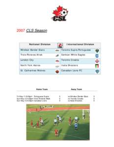 Canadian Soccer League season / Association football / Open Canada Cup / Canada