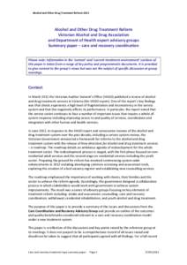 Alcohol abuse / Mental health / Substance abuse / Case management / Healthcare management / Nursing / Harm reduction / Care / Recovery Coaching / Health / Medicine / Psychiatry