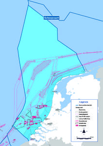 Scheepvaart  DEN HELDER Legenda Grens continentaal plat