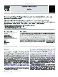 Virology[removed]–410  Contents lists available at ScienceDirect Virology j o u r n a l h o m e p a g e : w w w. e l s e v i e r. c o m / l o c a t e / y v i r o