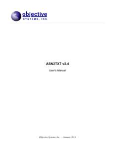 ASN2TXT User's Manual