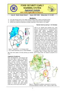 Microsoft Word - SADC Dekadal Agromet Update  for[removed]October 2007.DOC