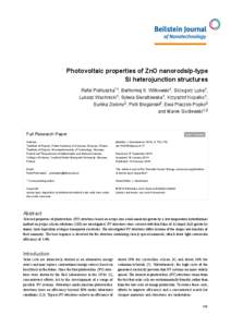 Nanorod / Center of Excellence in Nanotechnology at AIT / Zinc oxide nanorod sensor / Chemistry / Ultraviolet radiation / Zinc oxide