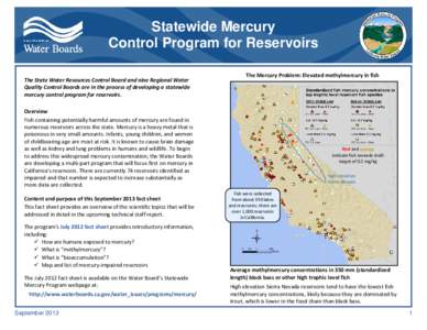 Local government in California / San Joaquin River / Methylmercury / Mercury / Nevada Irrigation District / Reservoir / Folsom Lake / New Melones Lake / Marin Municipal Water District / Geography of California / California / Water in California