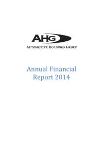 Annual Financial Report 2014