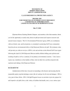 Pollution / BP / Environment / Halliburton / National Oil and Hazardous Substances Pollution Contingency Plan / Federal On Scene Coordinator / Dispersant / Oil spill / United States Environmental Protection Agency / Chemistry / Solvents / Deepwater Horizon oil spill