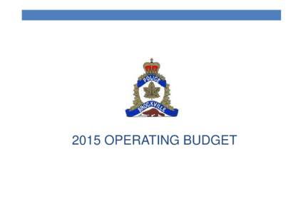 2015 OPERATING BUDGET  Resource Allocation[removed]AUTHORIZED STAFFING 2014