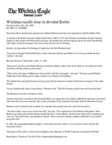 Eastern Bloc / Cold War / Cold War in popular culture / Berlin Wall / Inner German border / Allied occupation of Germany / Political history / Time / West Berlin / The Wall / Iron Curtain / East Berlin