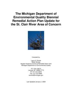 Geography of Ontario / St. Clair River / Great Lakes Areas of Concern / Saint Clair / Michigan Department of Environmental Quality / Geography of Michigan / Canada–United States border / Michigan