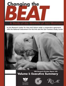 Changing the  BEAT A Study of the Worklife of Jazz Musicians