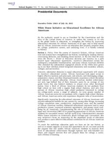 Federal Register / Vol. 77, No[removed]Wednesday, August 1, [removed]Presidential Documents[removed]Presidential Documents