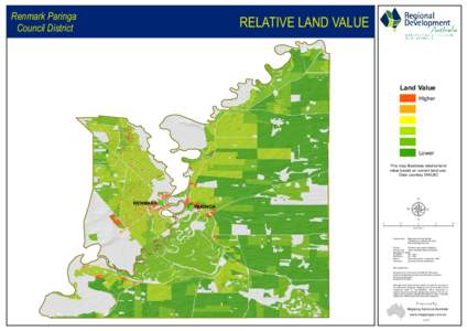 Renmark Paringa Council District RELATIVE LAND VALUE CHOWILLA GAME RESERVE