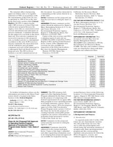 Federal Register / Vol. 60, No[removed]Wednesday, March 22, [removed]Proposed Rules The intended effect of proposing approval of these rules is to regulate emissions of VOCs in accordance with the requirements of the Clean A